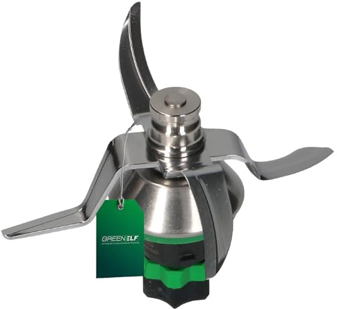 GREENELF - Lame Bimby TM6 di Ricambio -Chef-Mix EDIZIONE LIMITATA – Gruppo Coltelli Per Bimby TM6 in Acciaio Inox SUS420 Compatibile con Thermomix TM6 – Sicuro e Resistente Lavabile in Lavastoviglie