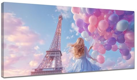 Woman Paint by Numbers Balloon Paint by Numbers for Children 6-12, DIY Painting Kits for Adults Beginners, Acrylic Pigment Painting with Paintbrushes for Women Gifts Decor 90x180cm, Frameless Y3-1078
