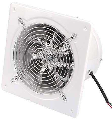 TOPINCN Ventola di Scarico Dell'otturatore Montato a Parete, Ventilatore da Ventilazione Industriale 220 V Ventola per Finestre da Parete per Soggiorno da Ufficio per Bagno in