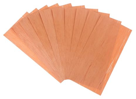 Beaupretty 10pcs Spanish Cedar Sheets for Humidor Thick Scented Cigar Accessories Wood Chips for Cigar Box Moisturizing and