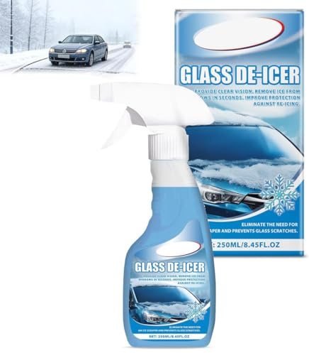 De-Icer for Car Windshield Defroster, Window Snow Spray, Window Defroster, Windshield deicer Sprayer Ideal for Car Windscreens, Winter Essentials