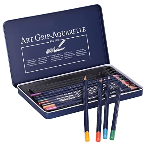 RiToEasysports Aquarellstifte Set, 72 Farben mit Wasservermalbarem Effekt für Malen, Zeichnen, Ausmalen (wasserlöslich)