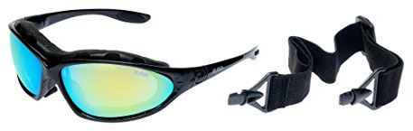 Ravs Sportbrille Skibrille für Allwetter mit 70% Kontrastverstärkung inkl. Softbag