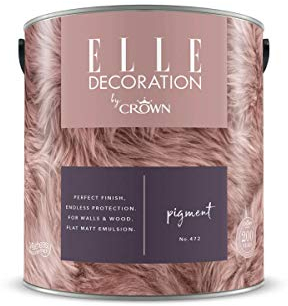 ELLE Decoration by CROWN 2.5L Flat MATT Emulsion Paint - Pigment No 472