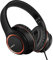LORELEI X8 Casque filaire avec microphone avec ligne en nylon anti-nœuds de 1,45 m et prise de 3,5 mm, léger, pliable et portable pour smartphone, tablette, ordinateur, MP3/4 (noir sidéral)