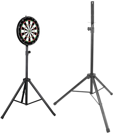 Dartboard-Ständer, Tragbarer Stativ-Dartboard-Halter aus Edelstahl für zu Hause Im Freien, Dart-Stativ, Tragbarer Dartboard-Montageständer, 48 Bis 78,7 Zoll Höhenverstellbar,