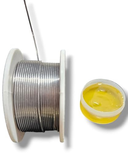 Lötset Lötzinn 2 mm 60 g + Kolophonium 12 g, Flussmittel für Leiterplatten