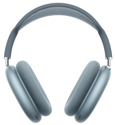Apple AirPods Max Wireless Over-Ear Headphones, Pro-Level Active Noise Cancellation, Transparency Mode, Personalised Spatial Audio, USB-C Charging, Bluetooth Headphones for iPhone, Blue ​​​​​​​