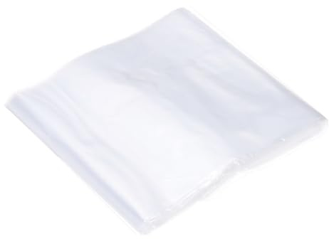PATIKIL 30 Pcs Sacs Plastiques Plats Ouverts Transparents 6x24 Pouces 1.6 Mil Sacs d'Emballage pour Aliments, Maison, Collection, Pâte à Pain, Pâte