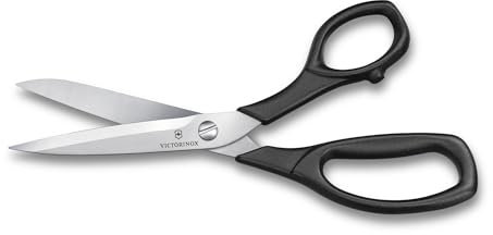 Victorinox Forbici multiuso per la casa, forbici universali, lunghezza: 23 cm, extra affilate, lame in acciaio inossidabile, nere