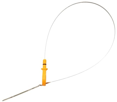 HOPESPANNER Varilla De Medición De Aceite De Motor para Ranger 4 Cil 2.3L, 4 Cil 2.3L Na Gasolina 2001-2011 Naranja Indicador De Doble Agujero De Nivel De Aceite Plástico Metal 1 Pc