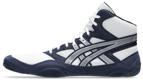 ASICS Men's Snapdown 4 Wrestling Shoes, 15, Midnight/Pure Silver