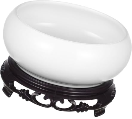 MOTHNUR Keramik Wasserpflanzentopf Lotus Pflanzgefäß 19-20cm Ohne Ablauf Orientalischer Hydroponischer Blumentopf Für Zimmerpflanzen Und Schreibtischdekoration