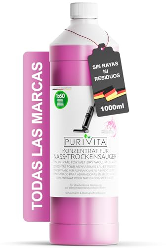 PURIVITA® Detergente Lavapavimenti Concentrato [1000 ML] - Detergente per tergivetro ad umido e detergenti per pavimenti - detergente per la pulizia a secco dei pavimenti - non contiene schiumogeni