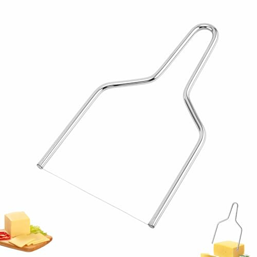 Taglia Formaggio Affettatrice per Formaggio in Acciaio Inossidabile | Tagliatore di Burro Ergonomico per Cucinare e Preparare Uova Torte