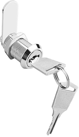 TA-VIGOR 16mm Security Mailbox Lock, Letter Post Box Cabinet Drawer Cam Lock with Keys for Letterbox, Drawer, Locker, Cupboard, Cabinet and Furniture, Keyed Alike