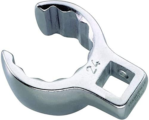 STAHLWILLE Nr. 440 CROW-RING-Schlüssel Schlüsselweite 38 mm Innen-4kant 1/2 L.68,1 mm AS-drive, Chrome-Alloy-Steel, verchromt