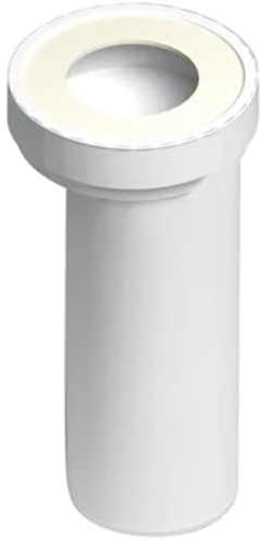 Manicotto eccentrico per wc con terminale liscio 90mm