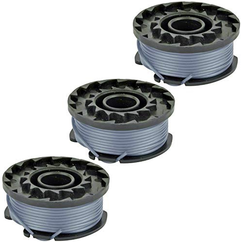 SPARES2GO Spool Line Feed for Spear & Jackson CLGT2425H Strimmer Trimmer (Pack of 3)