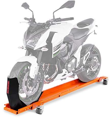 Rail de Range Compatible avec Scooter avec Bloque Roue Smart Mover, Max. 450 kg, Orange