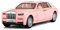TGRCM-CZ 1/32 Rolls-Royce Phantom Model Car Toy Car with Sound and Light for Kids Boy Girl, Metal Body Door Opened Pink