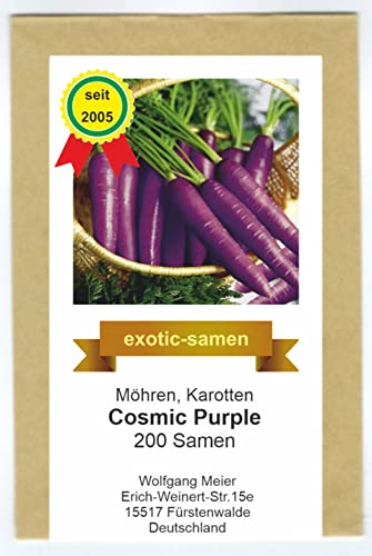 Möhre - Karotte - Cosmic Purple - alte, samenfeste Sorte - 200 Samen