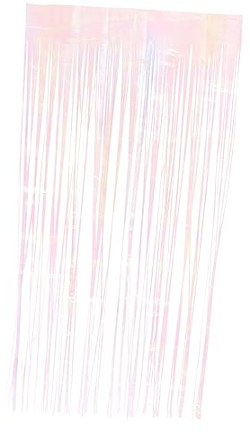 Veemoon Decoración De Fiesta Cortina De Franjas Metálicas para Cumpleaños Fondo De Escenario para Celebraciones y Fotografía