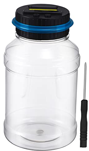 HEMOTON Hucha Digital con Contador De Monedas Tarro para Ahorrar Dinero con Pantalla