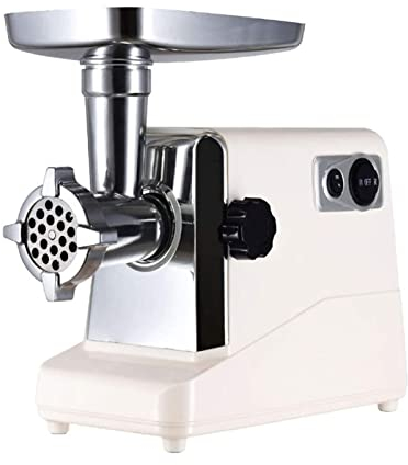 Tritacarne elettrico resistente e insaccatrice per salsicce 1000 W max, inclusi accessori e spingi-cibo