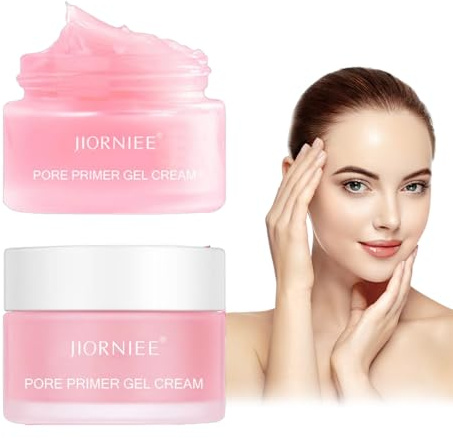 Pore Primer Gel Cream – Porenfüllende Gel Creme & Make-up Basis Cream, Pri/mer Porenverfeinernd, Hydrating Pore Base Pri/mer & Pre-Makeup Creme für das Gesicht,2 Stk