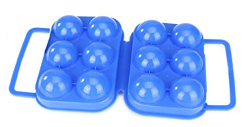 Uonlytech Porte- Plastique Pour Œufs Boîte De Rangement Étanche Avec Couvercle Pour Camping Et Pique- Bleu