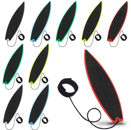 Quilax 10 Stück Mini Finger Surfbrett,Finger Surfboard,Mini Fingerboard,Surfer Spielzeug,Kreatives Spielzeug für Kinder Jugendliche Erwachsene Drinnen Draußen Zum üben(5 Farben)