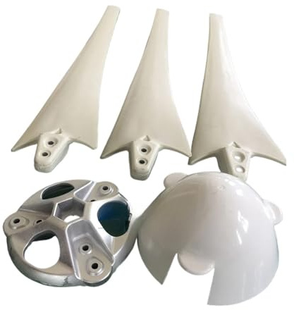 DUOCAI Accesorios for aerogeneradores horizontales de 100 W, 200 W, 300 W, 400 W, 500 W y 600 W, aspas de Bricolaje.(3 BLAD-ES_550MM)