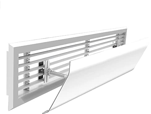 Genérico Deflector de ventilación Ajustable para Aire Acondicionado, 20 cm (7,9 Pulgadas), Evita Que el Aire frío salga Recto, Ideal para el hogar y la Oficina, Accesorio Blanco para Pared Lateral o