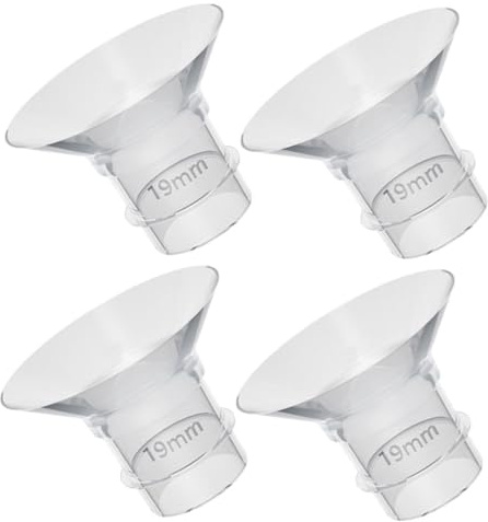 WEKADRIN 4 pièces Kit de Inserts de Bride Silicone pour Tire-lait Accessoires Allaitement Confortables et Durables de Rechange Pratiques pour Mamans Allaitantes