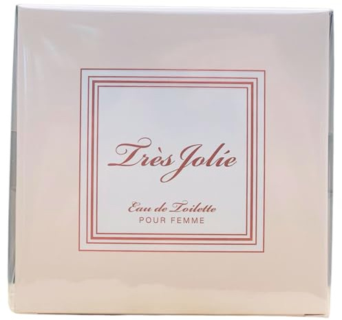 Eau De Toilette Donna TRÈS JOLIE, Fragranza Femminile Dalle Note Romantiche, Dall’Agrumato Alle Note Della Fragola e Il Gelsomino Rosa 100ml (Unità)