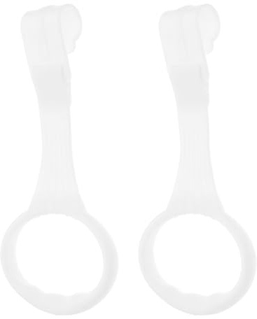 HAMPPLIES 2 pezzi Anelli da Trazione per Lettino e Recinzione Bimbo Leggeri e Portatili per Esercizi di Piedi e Gioco Facili da Pulire e Smontabili Accessori Cameretta Ragazzo Ragazza