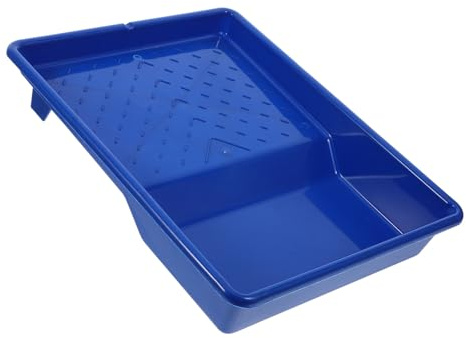 Lurrose Vassoio per Vernice in Plastica da 9 Pollici, Vaschetta Usa e Getta per Pittura Murale Rivestimento per Rullo, Forniture per Pittura Pareti, Leggero e Facile da Pulire