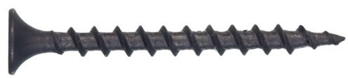The Hillman Group 47662 6 x 1-1/4-Inch Coarse Thread Drywall Screw Phillips Drive,black