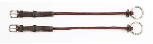 Camelot Euro Loop Gag Cheeks Brown 16IN