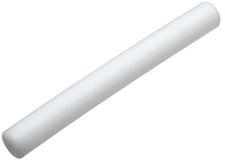 KitchenCraft Fondant Rolling Pin, Non Stick Plastic,Grey, Small (22.5 cm)