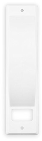 DIWARO® Wicklerblende für Halbeinlass-Gurtwickler | Lochabstand 200 mm | Kunststoff weiß | Abdeckplatte zur Abdeckung von handelsüblichen Gurtwicklern