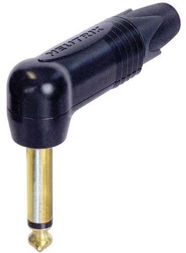 Neutrik NP2RX-B 1/4 Zoll Telefonstecker schwarz – Kabelverbinder (1/4 Zoll Telefonstecker, Schwarz, Gold, 14,5 mm, -20 – 65 °C)