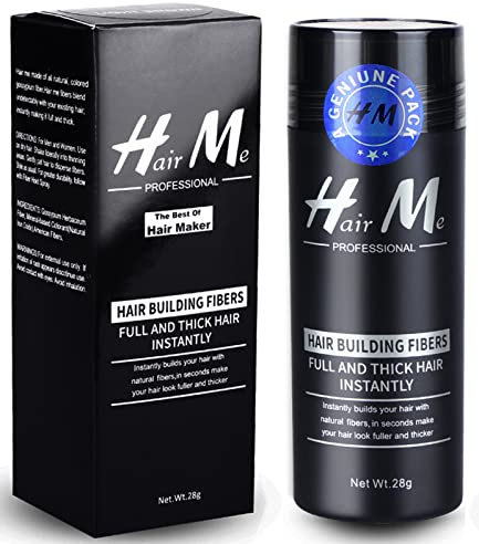 Poudre Cheveux,Densifiante Poudre Volume Chatain Calvitie Homme Hair Building Fibers?Brun foncé?