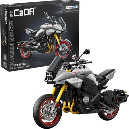 Cada Suzuki CATANA 2022 - Kit de construction - Moto de route - Gris-noir - 1104 pièces - + 8 ans - Échelle 1:6 (DEQUBE 927DE59021)