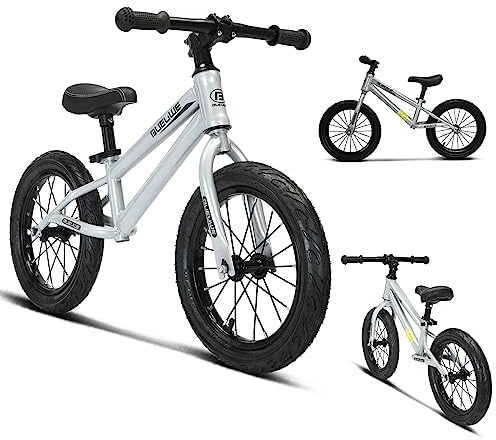 GASLIKE Laufrad 16 Zoll für Große Kinder ab 4 5 6 7 8 Jahre für Jungen und Mädchen, Fahrrad ohne Pedal, Verstellbarer Sitz, Luftbereifung, Schnelle Montage, Bequeme und Sehr Leichte