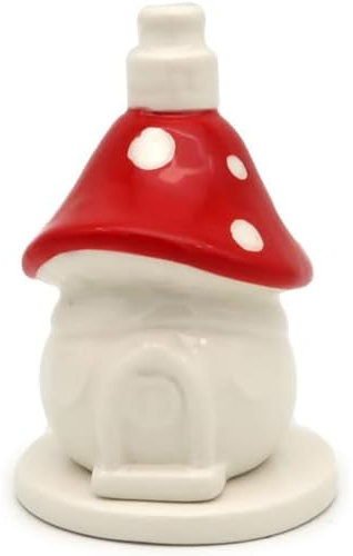 Brucia Incenso per Coni in Ceramica - Casa delle Fate - Fungo