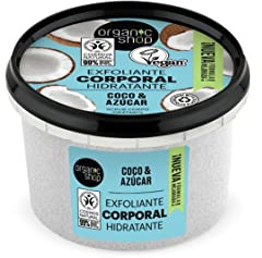EXFOLIANTE CORPORAL HIDRATANTE DE COCO DE ORGANIC SHOP, 250 ML