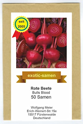 Rote Beete - Bull's Blood - samenfeste Sorte - 50 Samen