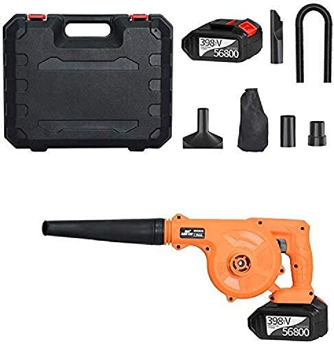 DRYIC Soplador inalámbrico portátil para Oficina en casa, soplador de Grado Industrial, soplador eléctrico de Hojas de Aire, barredora inalámbrica, Polvo de Coche 2 en 1